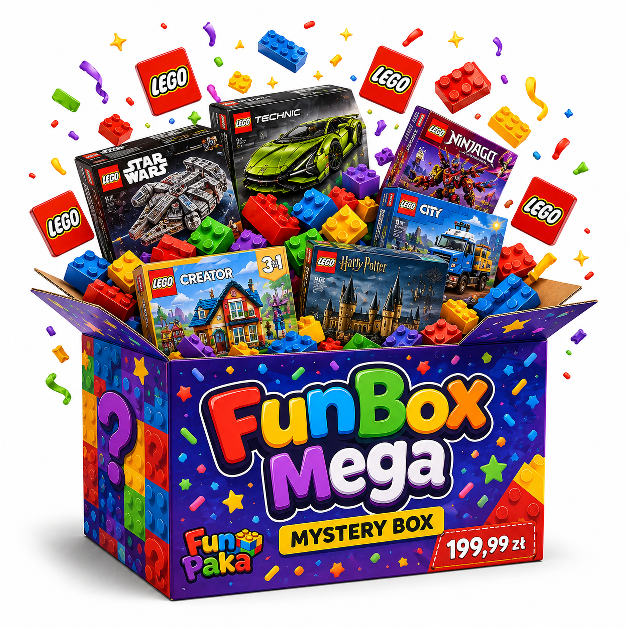 FunBox Mega – Wielki Mystery Box z zabawkami