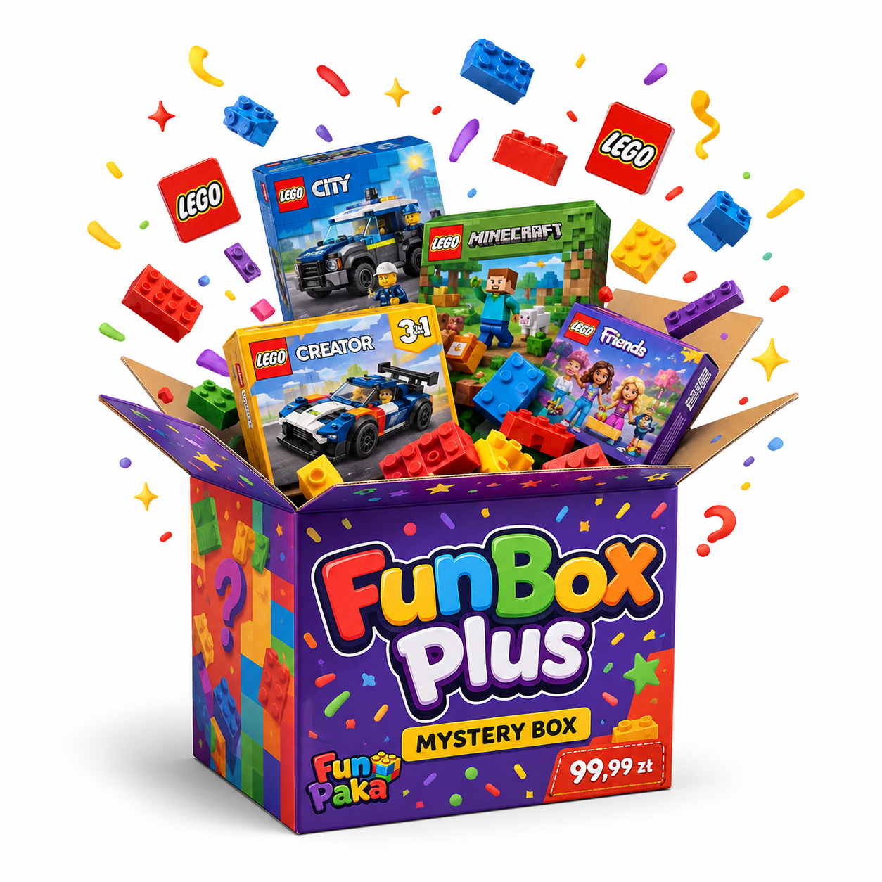 FunBox Plus – Duży Mystery Box z zabawkami